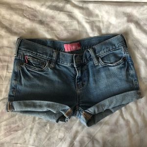 Hollister Rolled Up Cut Off Shorts